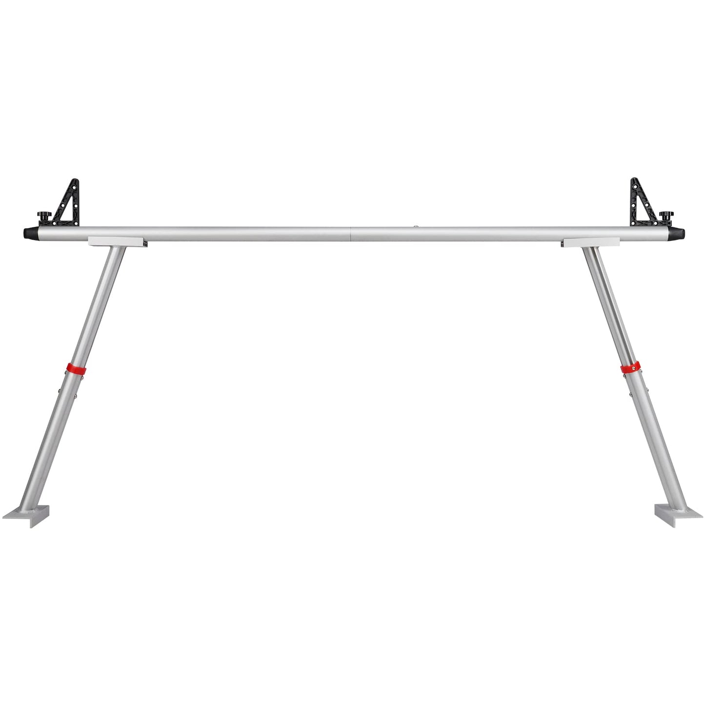 VEVOR Truck Rack with 8 Non-Drilling C-Clamps, 19-34in Adjustable Height Aluminum Ladder Rack for Truck, 800 lbs Capacity Heavy Duty Truck Bed Rack Two-Bar Set for Kayak, Surfboard, Lumber, Ladder