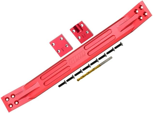 GPM High End 7075 Alloy Chassis Plate for TRAXXAS 1/5 X-Maxx Monster Truck (Red)