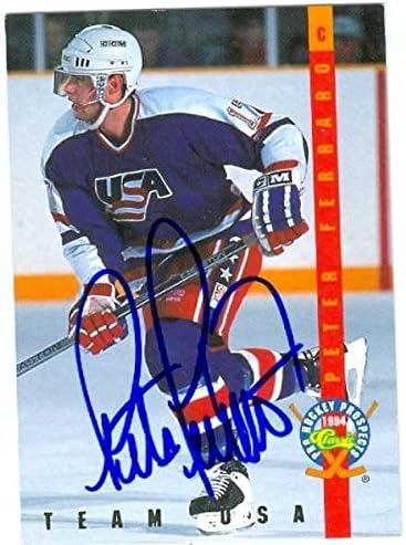 Sports Memorabilia Autograph Warehouse 24980 Peter Ferraro Autographed Hockey Card Team USA