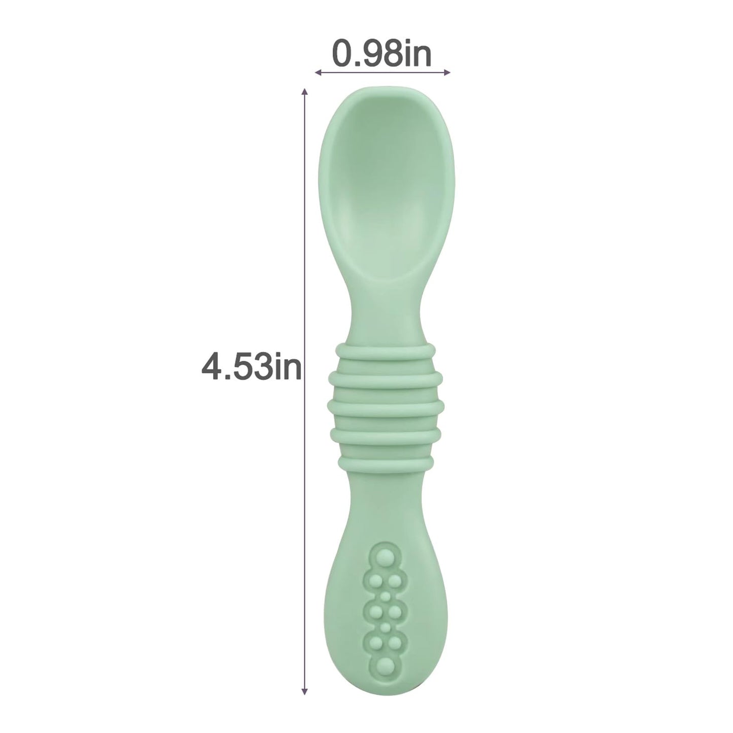 PandaEar Silicone Baby Feeding Set - 6-12 Months | LED Weaning Supplies - Bib + Plate with Suction + Cup + Bowls and Spoon