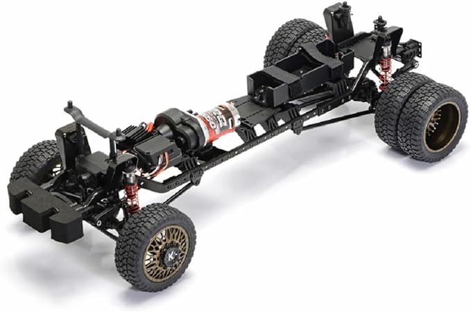 Helidirect CEN Racing 1/10 RC Crawler - F-450 SD KG1 Wheel Edition 4WD RTR Truck All-Terrain Water-Proof for RC Hobbyists Red Candy Apple