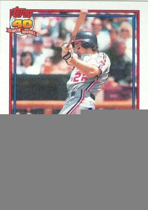 Sports Memorabilia Autograph Warehouse 246136 Brook Jacoby Autographed Baseball Card - Cleveland Indians 1991 Topps - No. 47