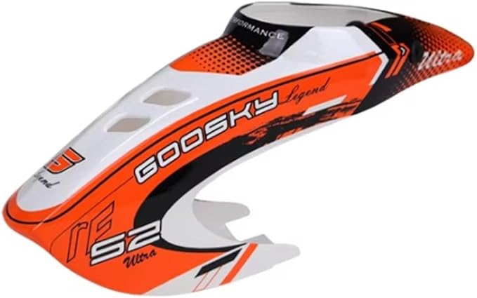 GOOSKY S2 Ultra Helicopter Complete Set of Original Spare & Replacement Parts (Orange-Yellow Nose Cone)