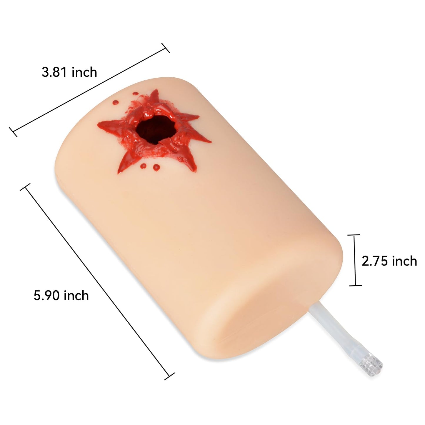 MedEduQuest Wound Packing Trainer for Tourniquet Bleeding Control Training,Stop The Bleeding Training Kit for Medical Classes, Carrying Bag