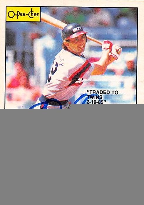 Sports Memorabilia Autograph Warehouse 246493 Roy Smalley Autographed Baseball Card - Minnesota Twins 1985 O-Pee-Chee - No. 26-1