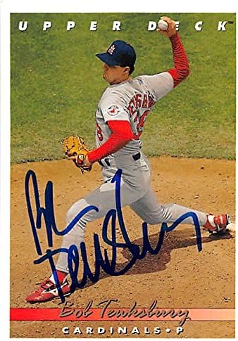 Autograph Warehouse 246233 Bob Tewksbury Autographed Baseball Card - St Louis Cardinals 1993 Upper Deck - No. 318