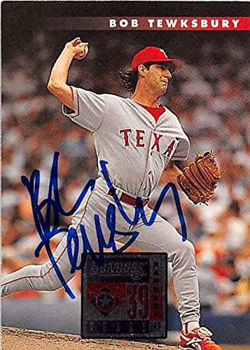 Sports Memorabilia Autograph Warehouse 246008 Bob Tewksbury Autographed Baseball Card - Texas Rangers 1996 Donruss - No. 423