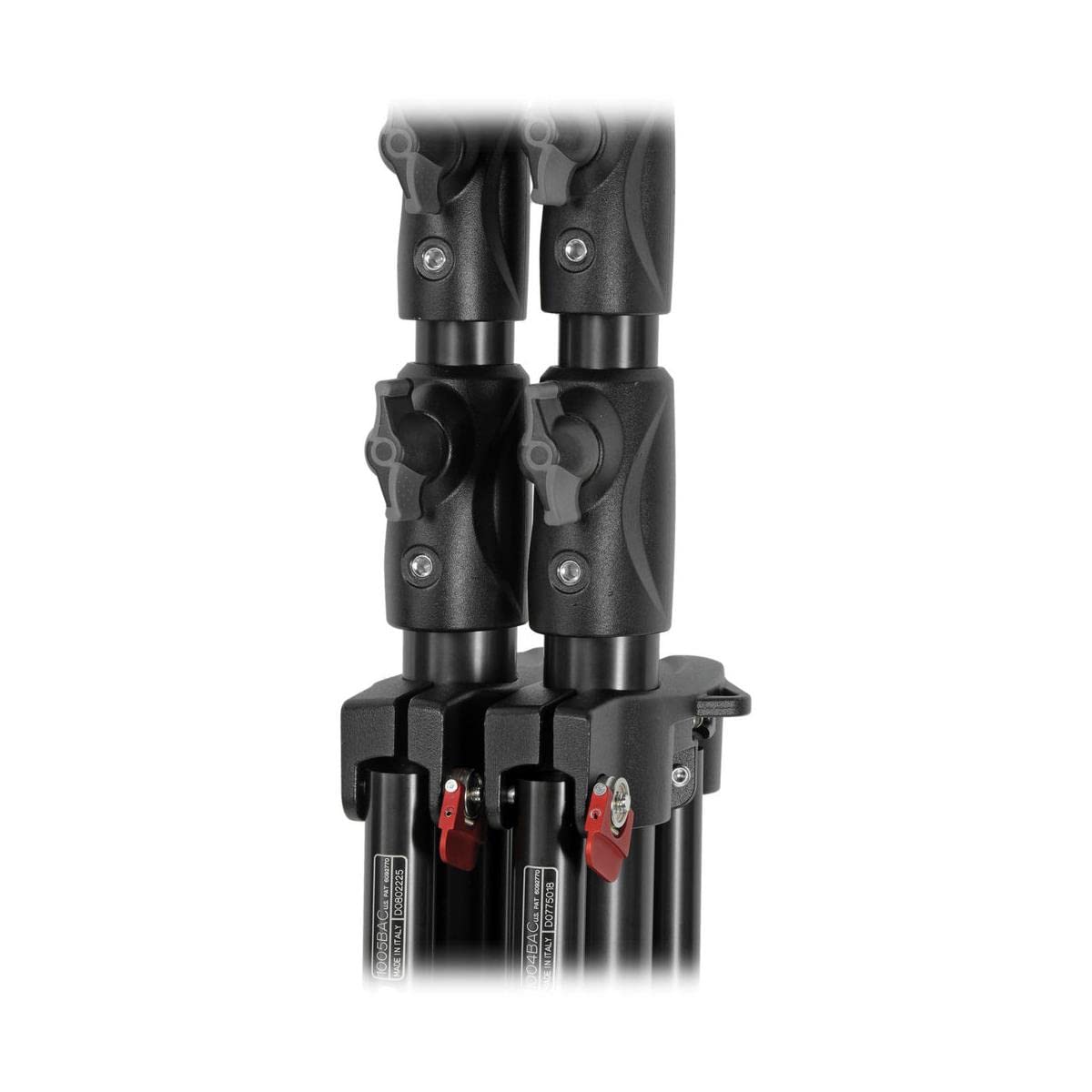 Manfrotto 1004BAC 144" Air Cushioned Aluminum Master Light Stand with 4 Sections & 3 Risers, Black