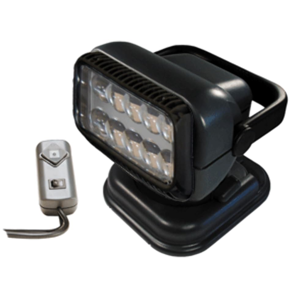 Golight | RadioRay Model 5149 LED Spotlight, Portable Mount, Wired In-Line Remote, Black
