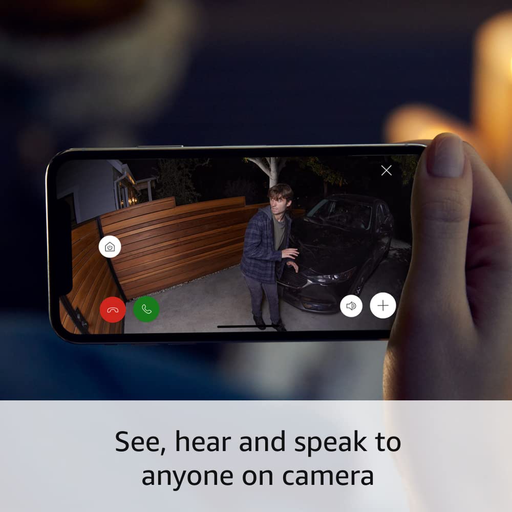 Ring Spotlight Cam Plus, Battery | Home or business security with HD video, Two-Way Talk, Color Night Vision, and Security Siren (2022 release) - Black