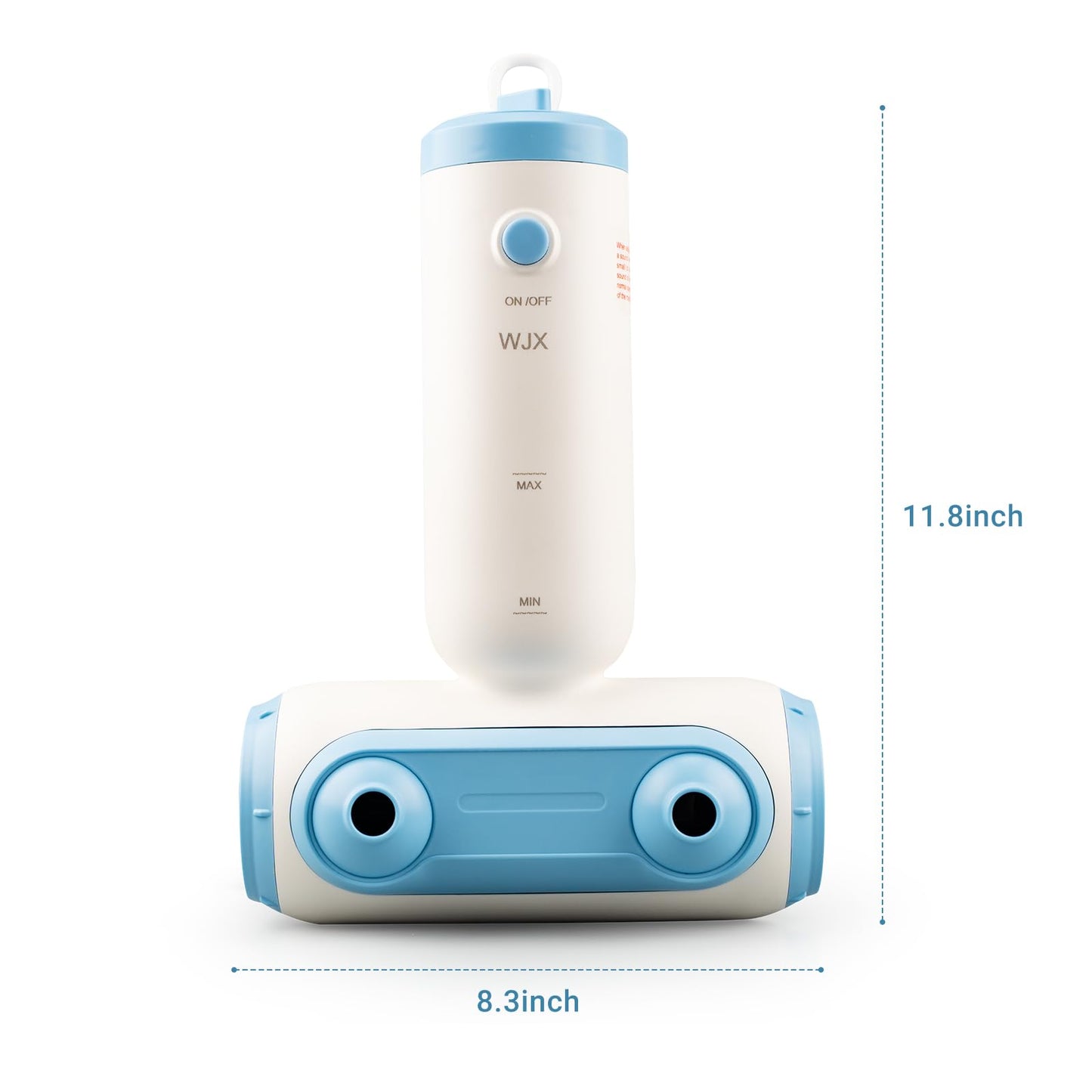 Portable Jet Spa for Bathtub - Electric Bath Jets for Tub with Dual Hydro Massage Nozzles & Soothing Bubbles, Adjustable Whirlpool Effect for Relaxing Home Spa Experience Freestanding (blue and white)