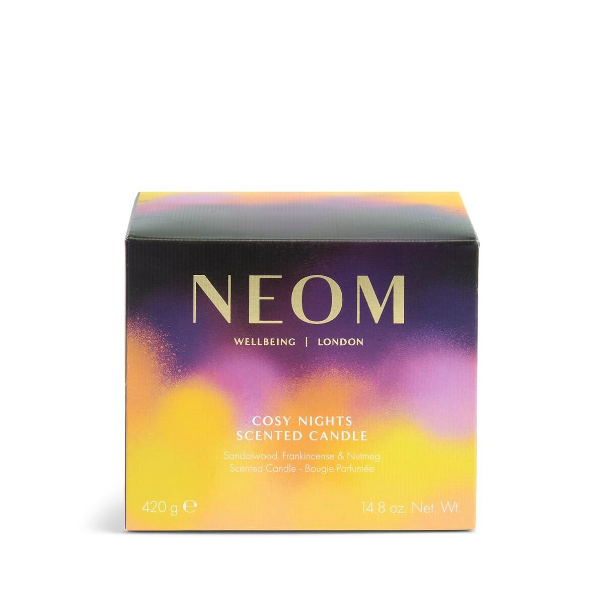 NEOM Cosy Nights Candle, 3 Wick | Sandalwood, Frankincense & Nutmeg I 100% Naturally derived Wax I 100% Natural fragrances I Relaxing