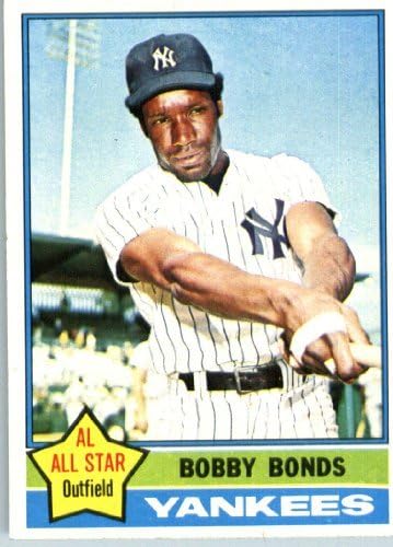 1976 Topps #380 Bobby Bonds New York Yankees Baseball Card
