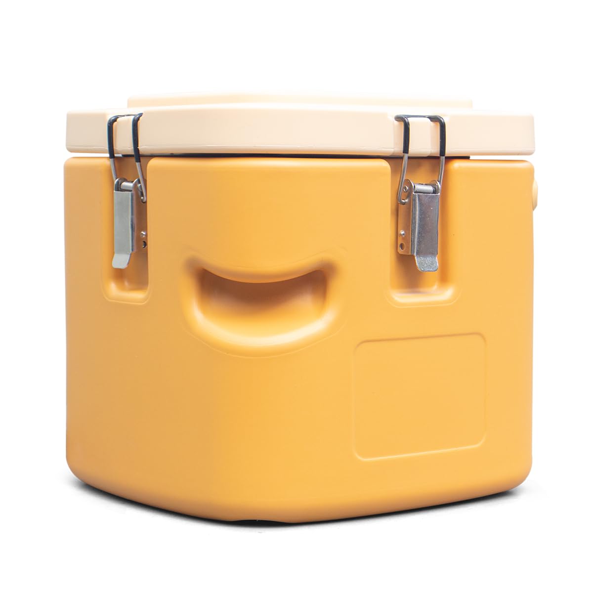 3.43 Gallon Insulated Soup Container,13.74 QT Soup Warmers Commercial,Insulated Food Carrier Food Cooler with 4 Buckles, Handles, Soup Carrier for Restaurant, Canteen,Home