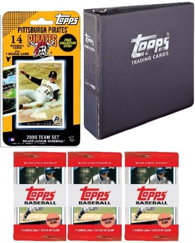Pittsburgh Pirates 2009 Topps MLB Team Set with 3 Ring Binder and 3 Topps Packs