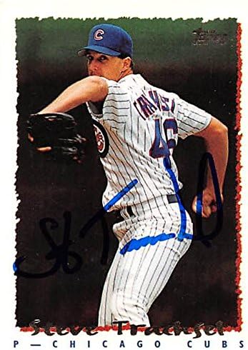 Sports Memorabilia Autograph Warehouse 248515 Steve Trachsel Autographed Baseball Card - Chicago Cubs 1995 Topps - No. 273