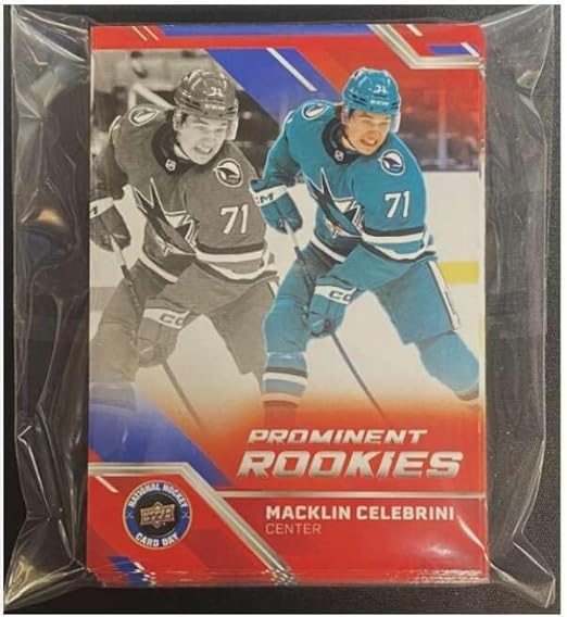 2024-25 Upper Deck National Hockey Card Day Base #NNO Complete Set 1-31 San Jose Sharks Included in this set are the following rookies (Macklin Celebrini X 2 Will Smith Frank Nazar Cutter Gauthier