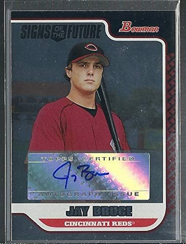 2006 Bowman #SOF-JB Jay Bruce Sign Of The Future Auto Autograph Rookie Card Philadelphia Phillies Cincinnati Reds Topps Certified