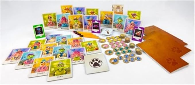 Blue Orange Games Museum Suspects Board Game - Family or Adult Strategy Board Game for 2 to 4 Players. Recommended for Ages 8 & Up.