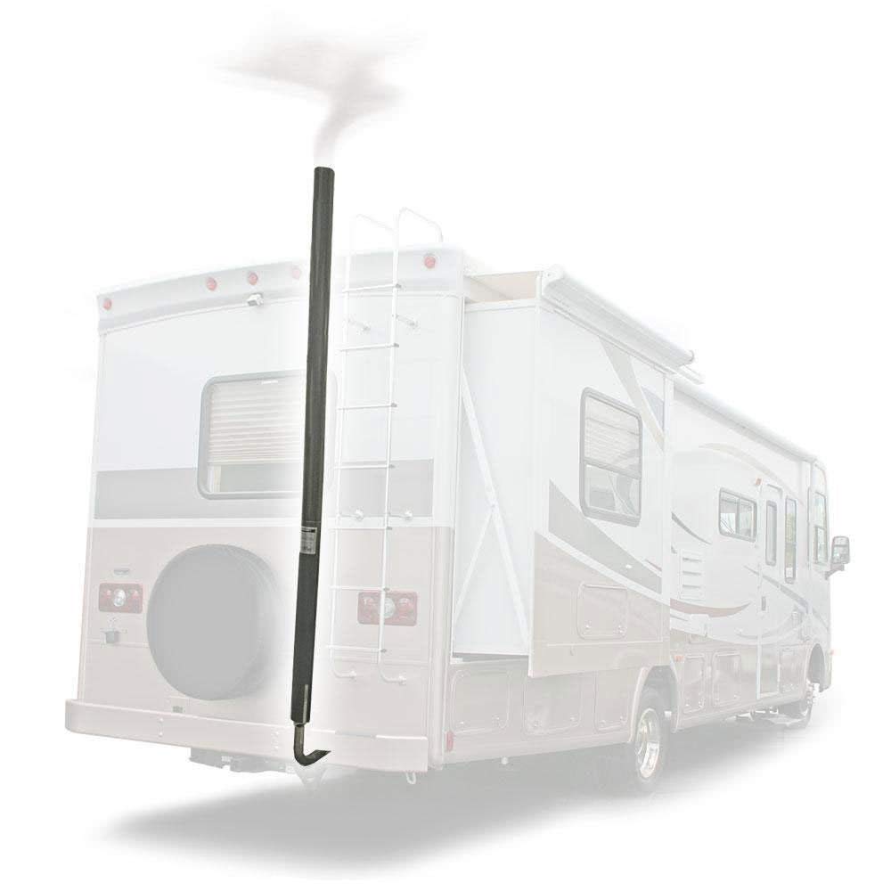 Camco Gen-Turi RV Generator Exhaust Venting System - Directs Generator Exhaust Above The Roof Line for Improved Air Quality While Camping - Designed for Easy Install and Disconnection (44461)