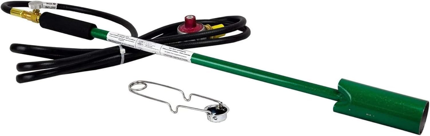 Weed Dragon VT2-23SVC Vapor Torch Kit with Squeeze Valve and Adjustable Pilot, 100,000 BTU Propane Torch, Made in USA for Spot Weeding, Landscaping, Ice Removal, Driveway and Farm Use, 10 ft Hose