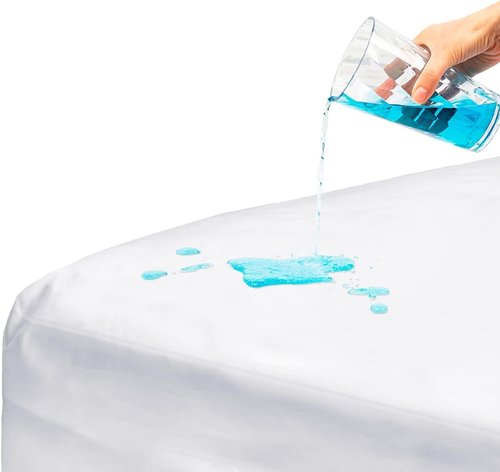 DMI Waterproof Queen Mattress Protector - Premium Protection for Your Mattress | White, 24-Pack