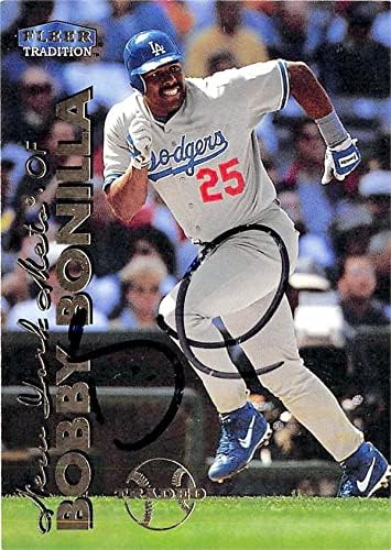 Sports Memorabilia Autograph Warehouse 247056 Bobby Bonilla Autographed Baseball Card - New York Mets Los Angeles Dodgers 1999 Fleer Tradition - No. 358