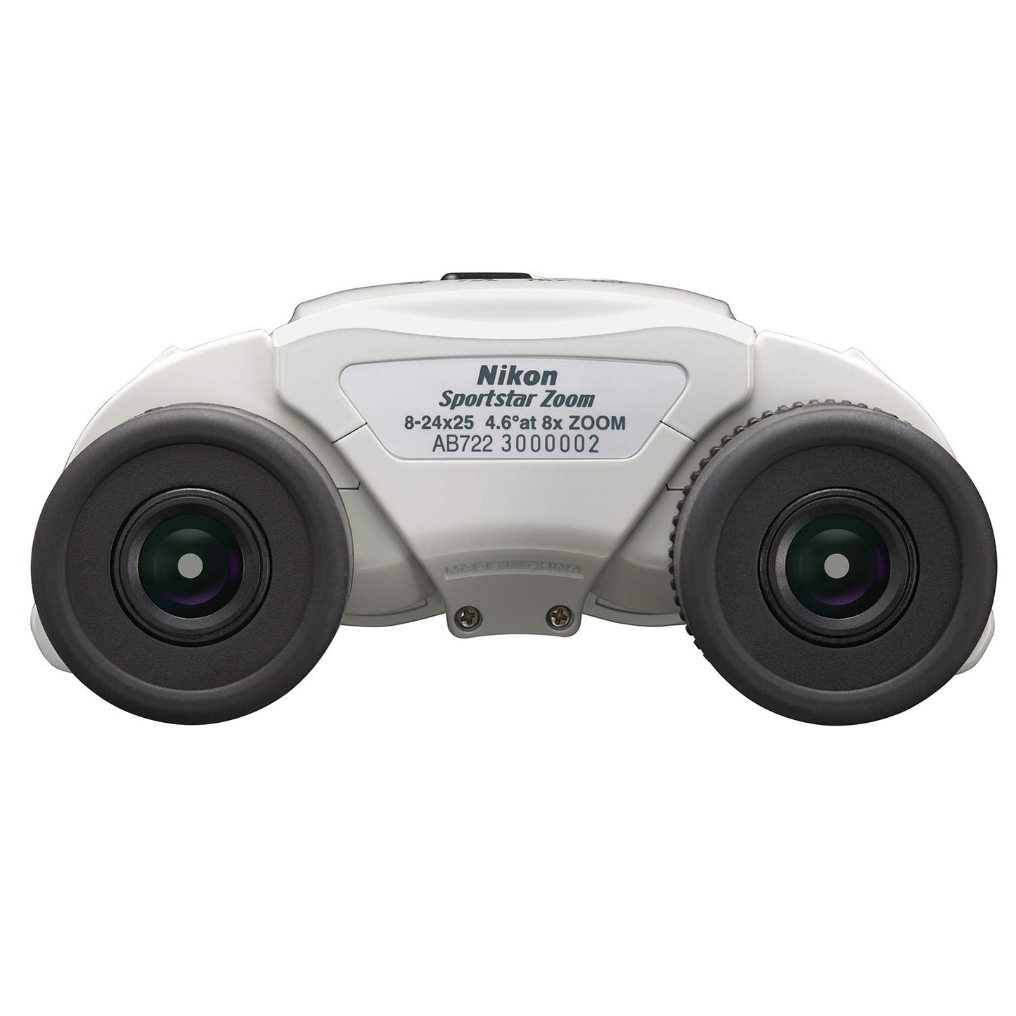 Nikon Binocular's Sportstar Zoom 8-24×25 White, Small