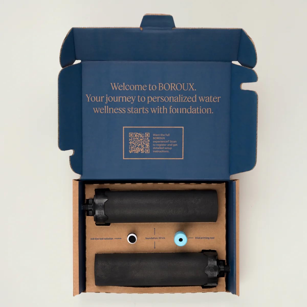 Boroux Foundation Black Replacement Water Filter - Replacement For Berkey BB9-2 and Gravity-Fed Water Filter Systems