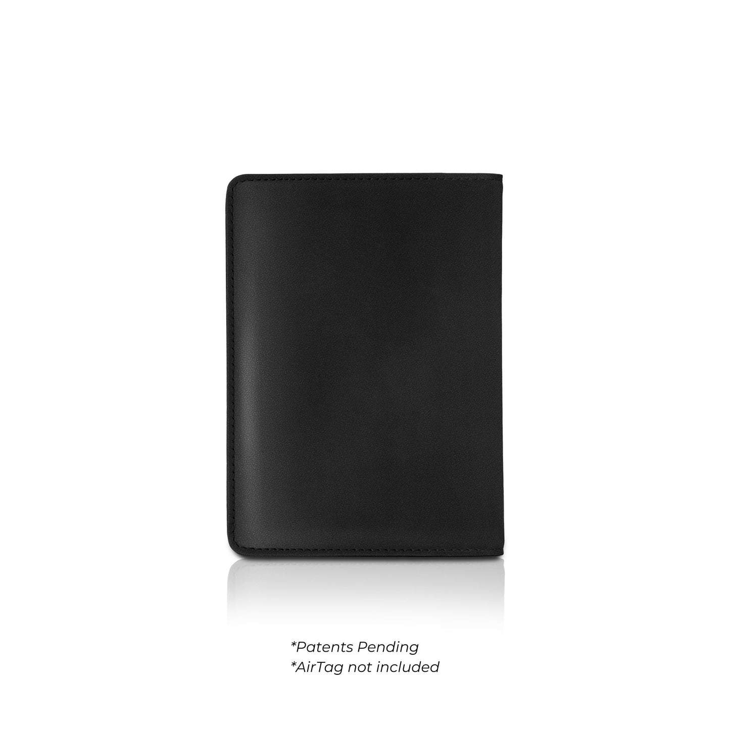 Kings Loot Passport Holder Wallet – RFID Blocking Leather Travel Wallet with Built-in Airtag Holder – Holds 1-6 Cards & Passport – Easy Pull Tab – Slim & Stylish Wallets (Midnight Black)