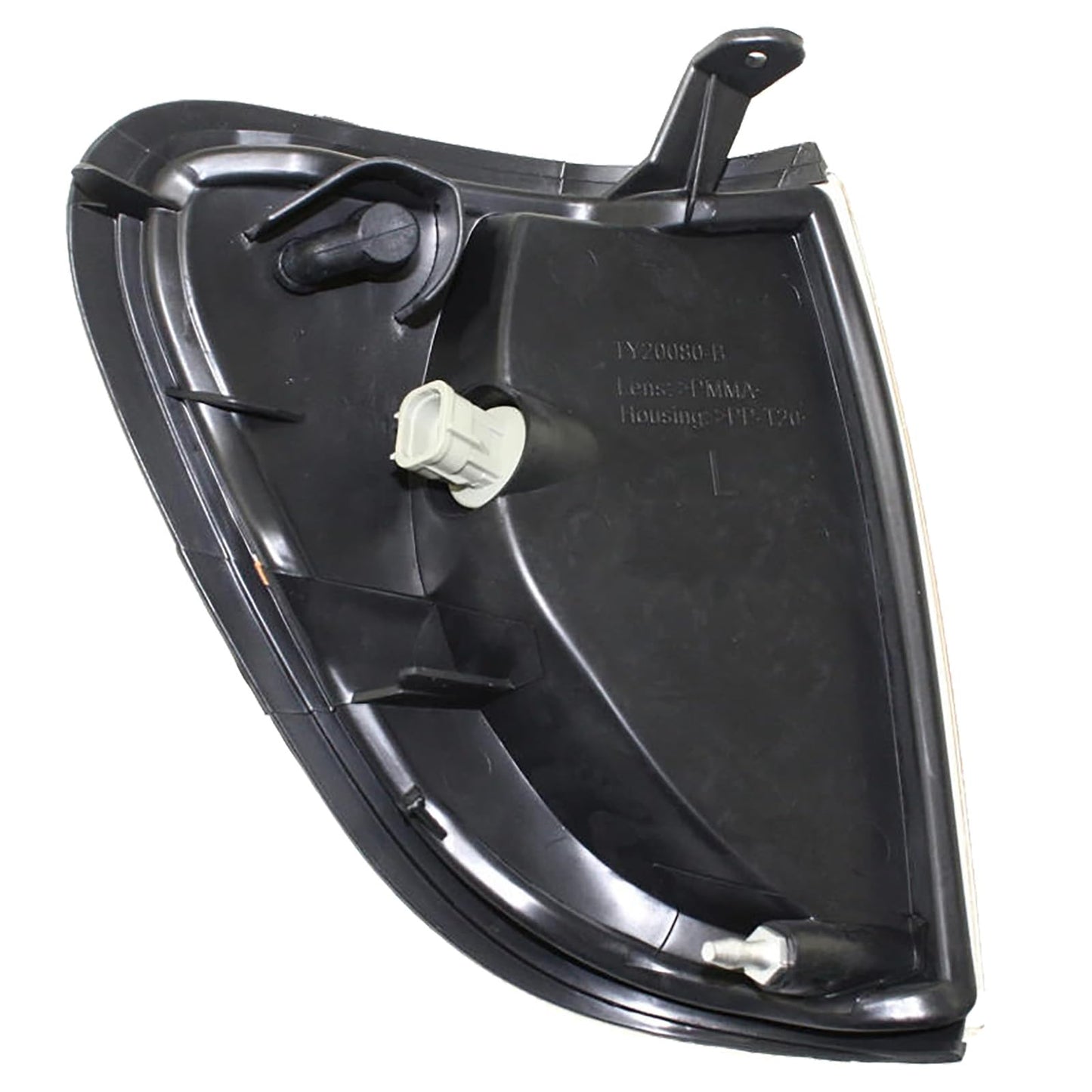 ATOMTEC Headlight Corner Light Assembly Fit For Toyota Tacoma 1997-2000 Black Housing With Bulbs Driver & Passenger Side