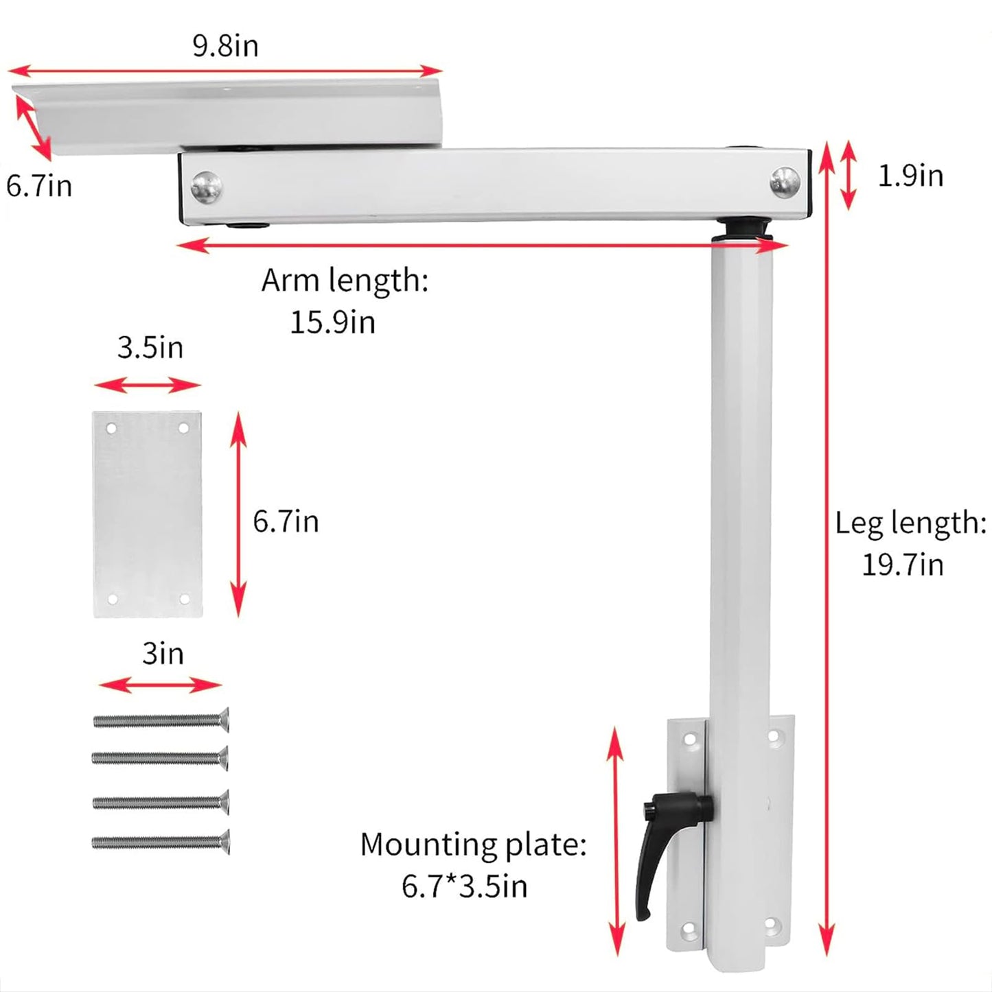 HWHongRV Removable Swivel Table Legs for The Campervan RV Recreational Vehicle or yatch…