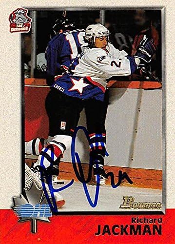 Sports Memorabilia Autograph Warehouse 245535 Richard Jackman Autographed Hockey Card - Minor League Rookie FT 1998 Bowman - No. 5