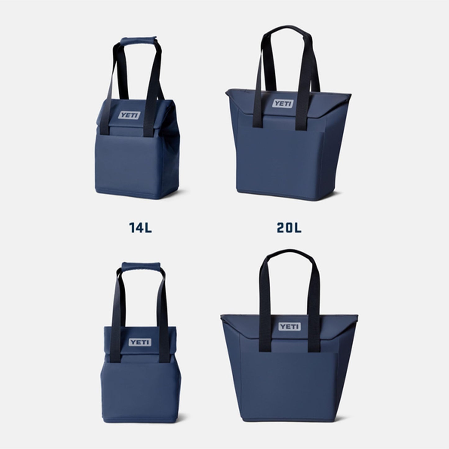 YETI Daytrip 20L Insulated Soft Cooler Tote Bag, ColdCell Flex Insulation, MagSnap Closure, External Pockets, Food Safe Lining, Classic Navy