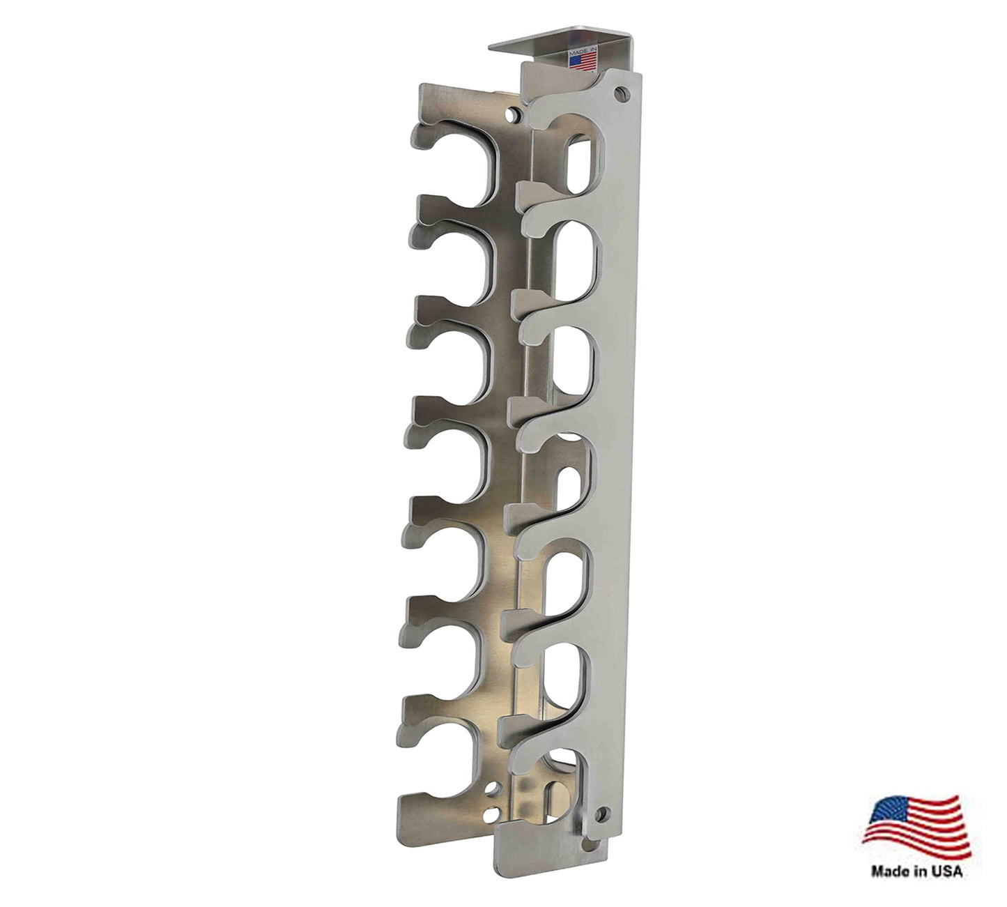 Mytee Products 24" Aluminum Locking Ratchet Binder Rack - Made in USA (Holds 7 Binders)