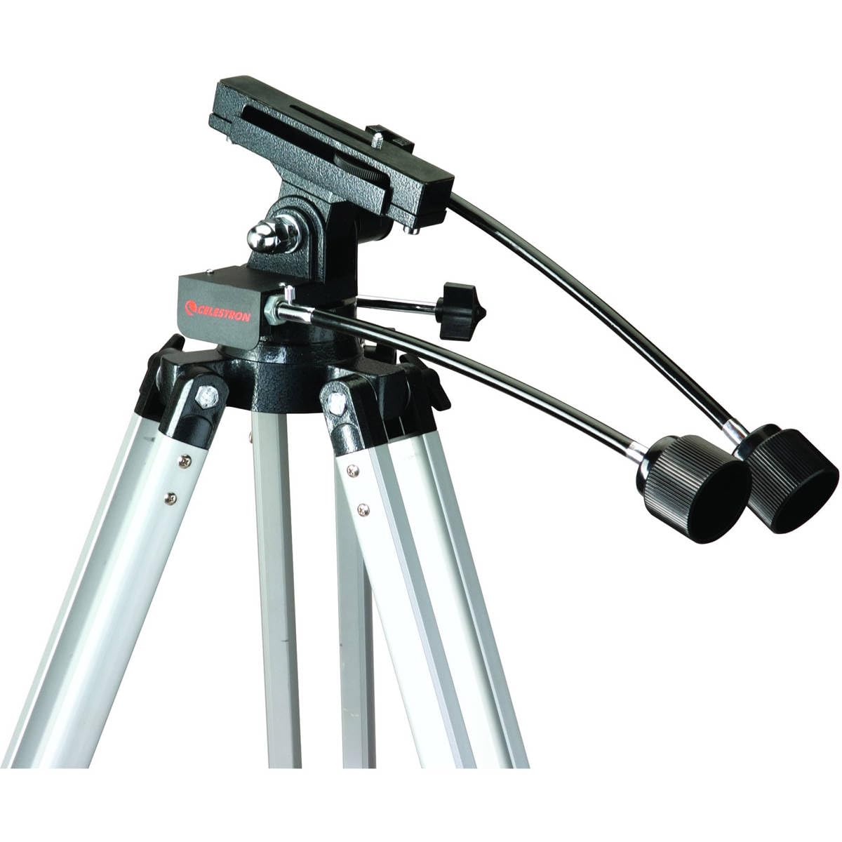 Celestron – Heavy Duy Alt-Azimuth Tripod – Sturdy Extendable Aluminum Tripod – Use for Spotting Scope, Binocular, Camera, and Small Telescope – Slow Motion Handles for Smooth Small Adjustments
