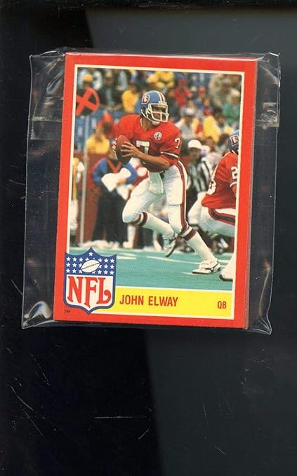 1985 Topps Star Football 11 Card Complete Set John Elway Dan Marino Joe Montana Walter Payton