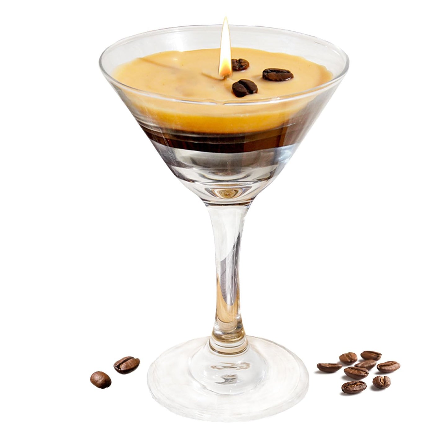 Espresso Martini Candle Unique Gifts for Women Girls,Strong Scented, Natural Soy Wax Coffee Candle Decor for Home,Bedroom,Coffee Martini Candles Gifts for Birthday,Valentine, Mother's Day