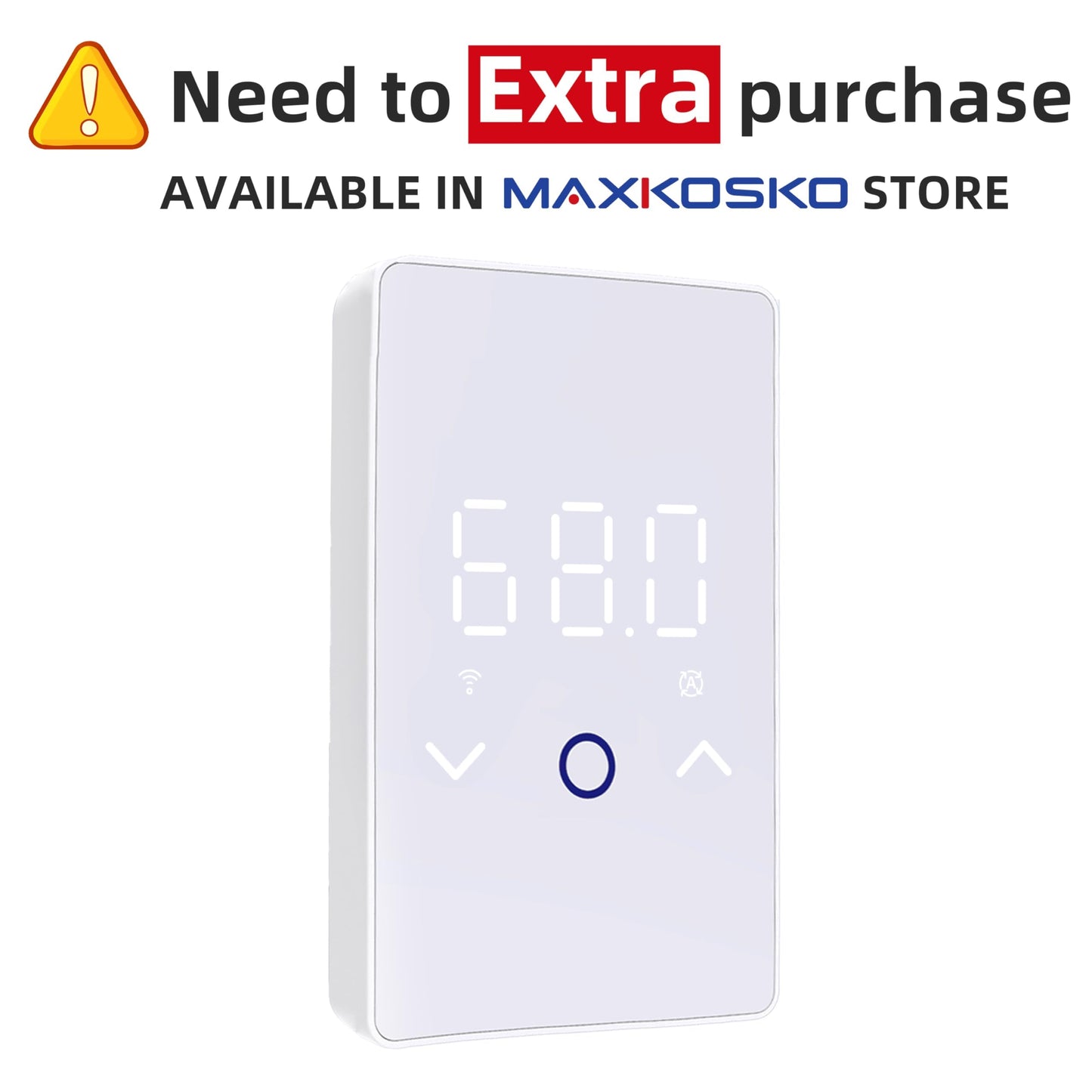 MAXKOSKO 70 sq.ft. Electric Floor Heat Mat Kit, 120 V Underfloor Radiant Heating System for Tile, Stone and Laminate Indoor Use with Alarm Cable Monitor