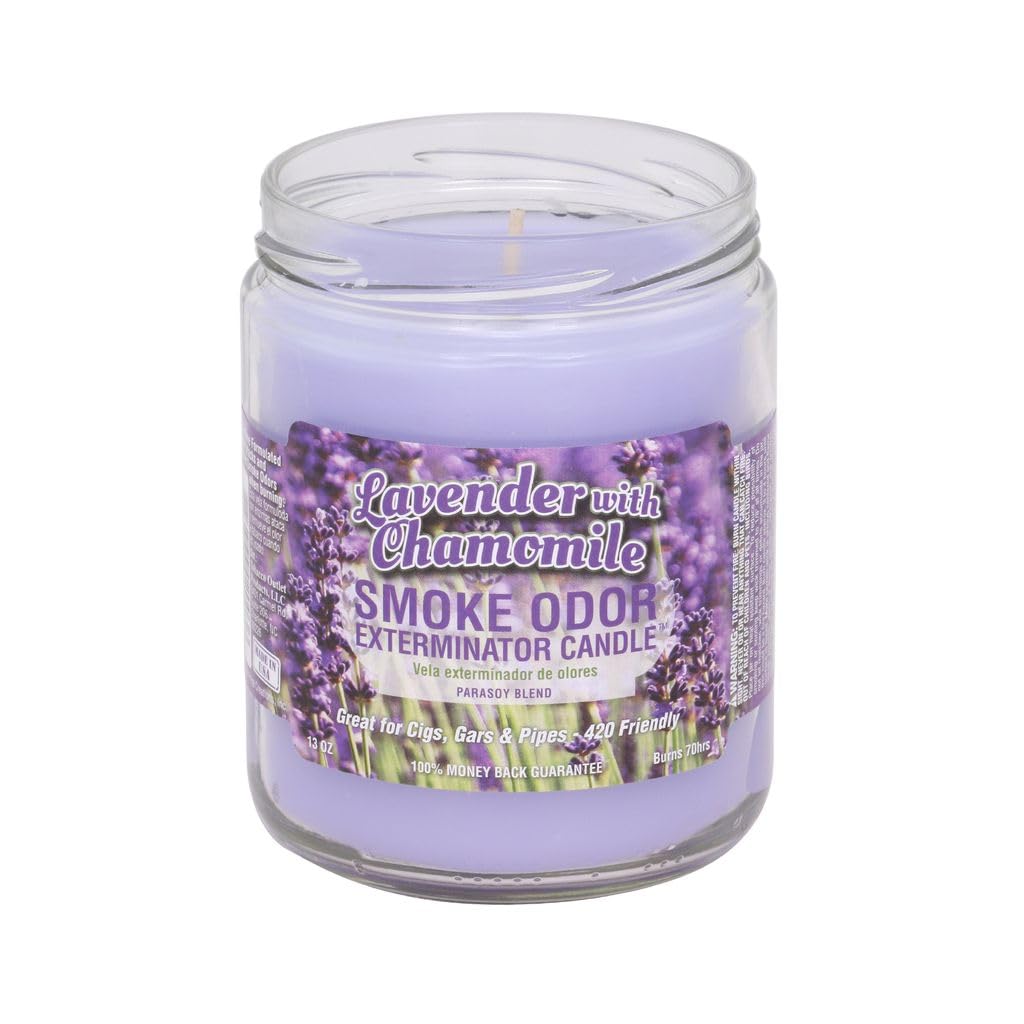 Lavender Chamomile Smoke Odor Exterminator Candle