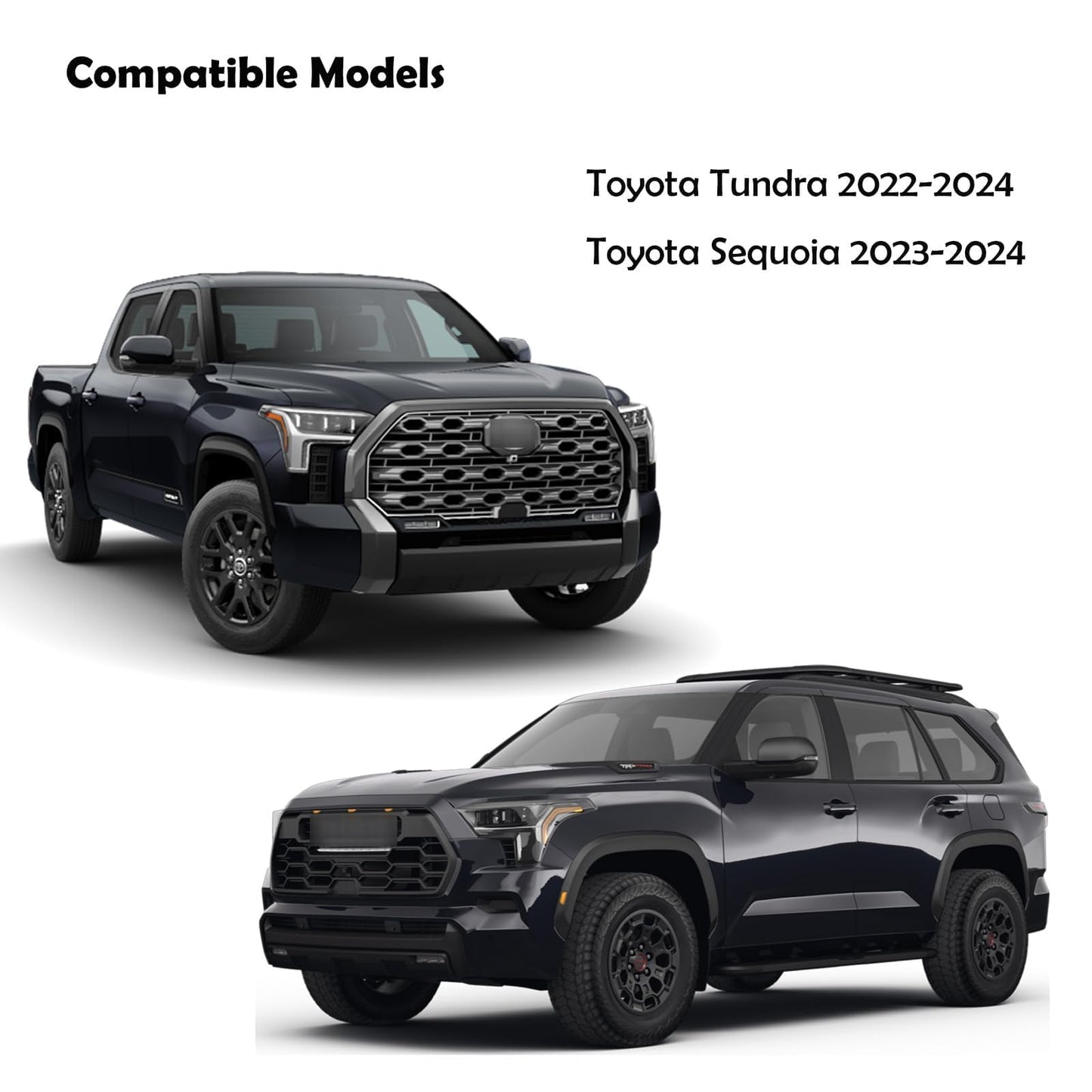 Center Console Safe Vault - KEREN Console Gun Safe Box Compatible with Toyota Tundra 2022-2026 and Toyota Sequoia 2023-2026, with Superior Fingerprint Lock