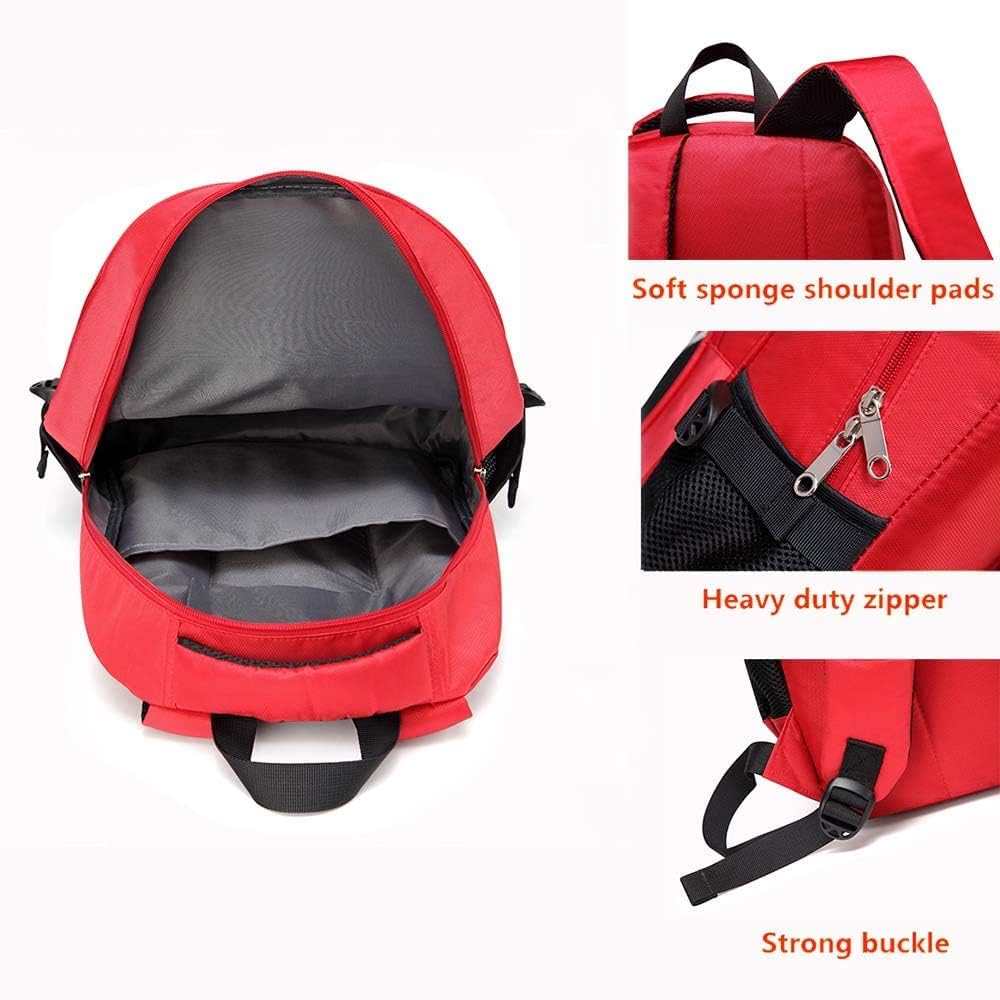 Camoredy First Aid Bag Empty Red Emergency Medical Bag First Responder Trauma Multi-Pocket Traveling Field Trips Camping Essentials (Red, Pack of 10)