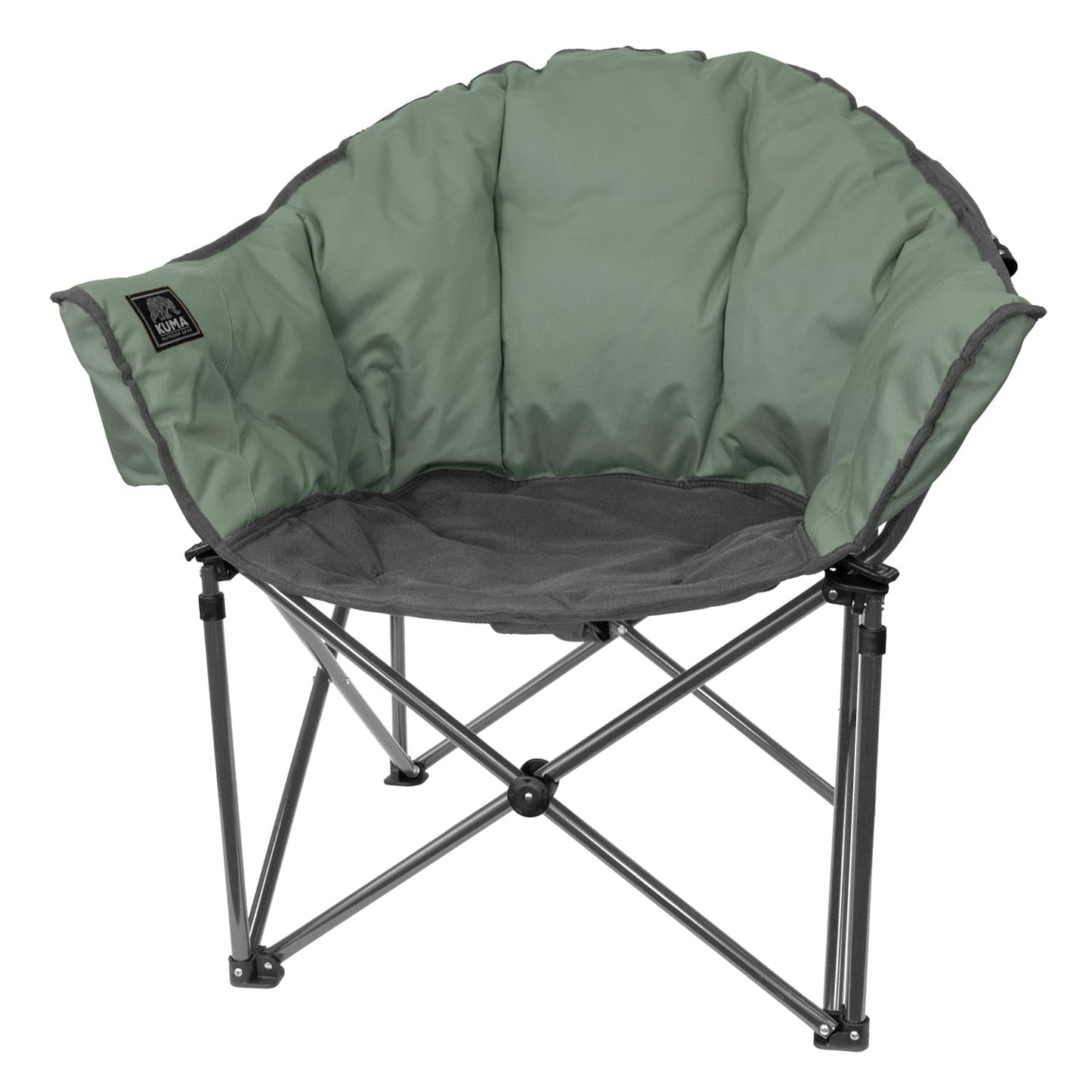 Kuma Outdoor Gear Lazy Bear Chair, Sierra/Black, 433-KM-LBCH-SB