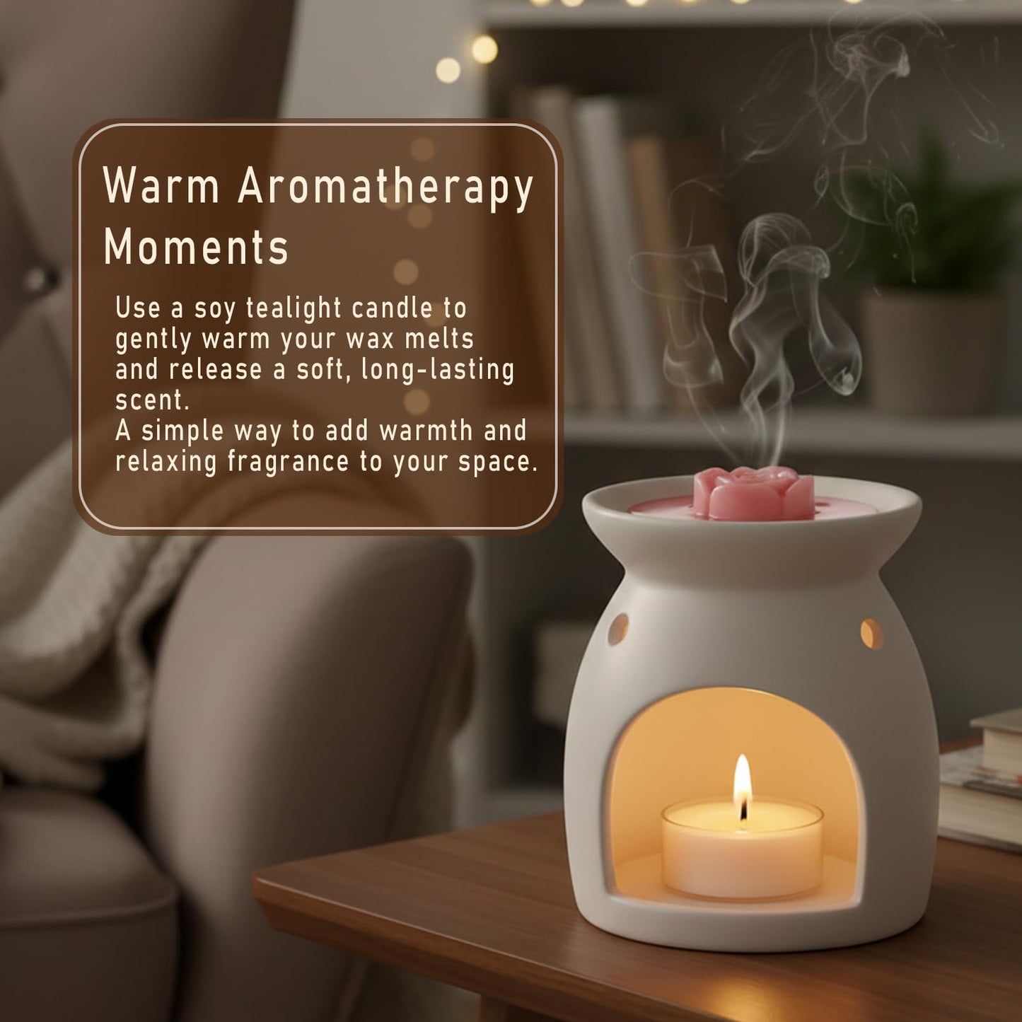 Soy Wax Tea Candles 100 Pack - 4 Hour Long Burning Tea Lights Votive Candles, 100% Natural, Paraffin-Free, Unscented Tealights for Christmas Party, Valentines, Home, Wedding, Emergency