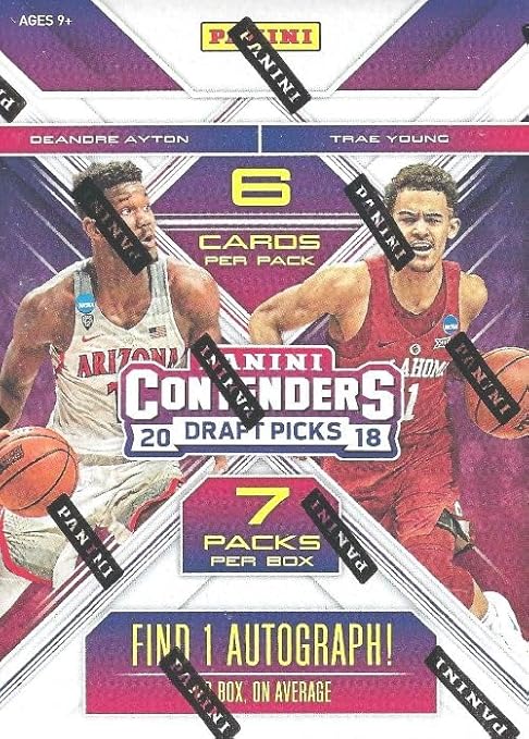 2018/19 Panini Contenders Draft Picks Basketball Factory Sealed Retail Box with AUTOGRAPH! Look for Rookies & Auto’s of Deandre Ayton Luka Doncic Trae Young Marvin Bagley & Many More!