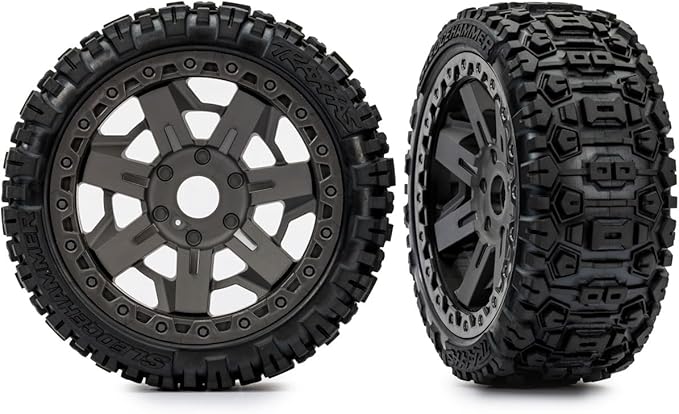 Traxxas T&W 3.0 Gray WHL/SLDGHMMR TIRE