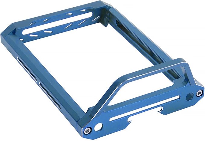 Aluminum Alloy RC Remote Radio Controller Bracket Holder Transmitter Protector Frame for Flysky Noble NB4 Pro NB4 Lite NB4 Protect Support (Blue)