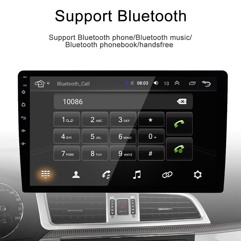 for Jeep Patriot Compass Radio 2017-2019 Car Stereo Wireless/Wired Apple Carplay Android Auto EQ with 9.7" Tesla Touchscreen GPS Navigation Built-in DSP Bluetooth Head Unit Free Backup Camera