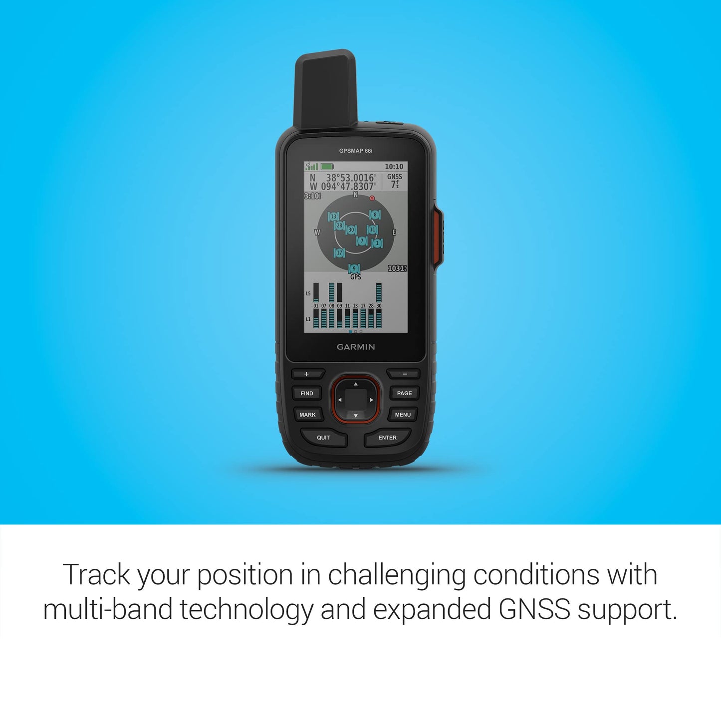 Garmin GPSMAP 67i Rugged GPS Handheld with inReach® Satellite Technology, Two-Way Messaging, Interactive SOS, Mapping (Renewed)