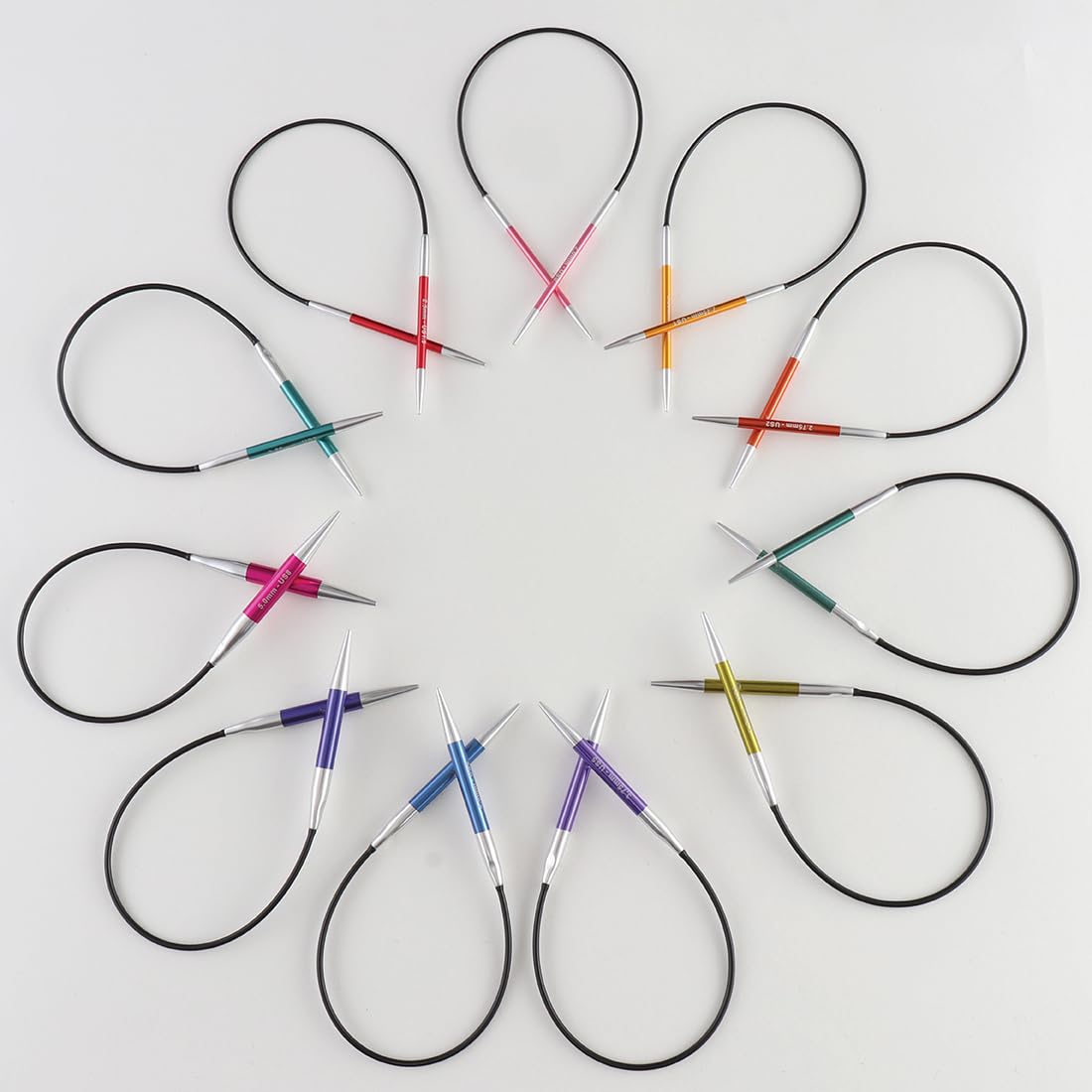 KnitPro Zing Fixed Circular Needles 9" (22.5cm) | US Size 2 (2.75mm)